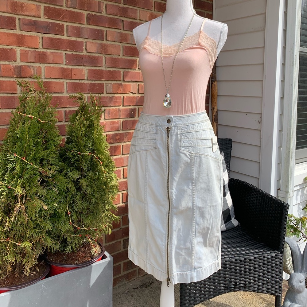 Anthropologie Jean Skirt